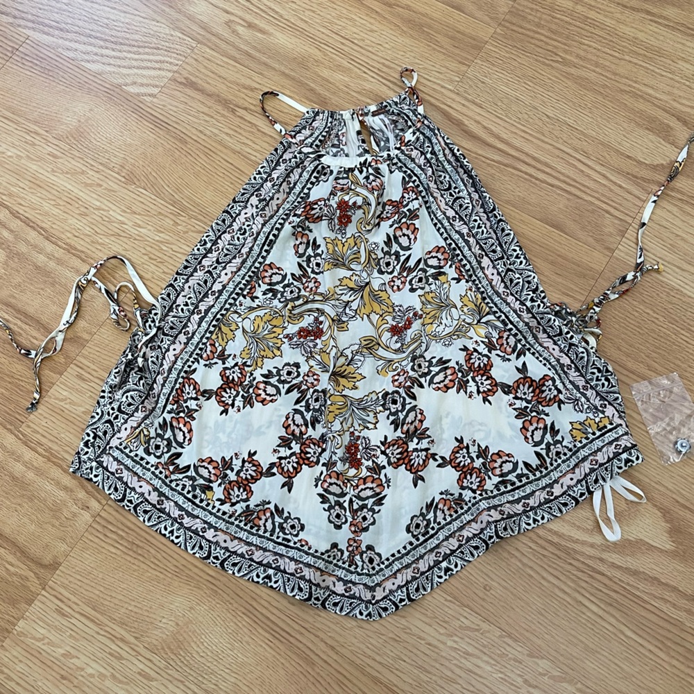 Free people•NWT Sofia scarf blouse